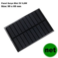 Jual Panel Surya / Solar Cell 5V 0.8W Tenaga Matahari mini Powerbank DIY Murah