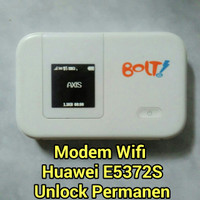 Jual MODEM WIFI BOLT SLIM HUAWEI E5372 UNLOCK SELAMANYA ( bekas / second ) Murah