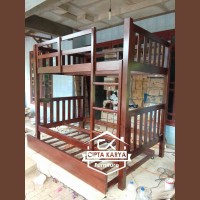 Jual Furniture Bunk Bed Kamar Set Minimalis Dipan Tempat Tidur Tingkat Anak Murah