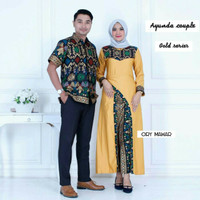 Batik couple sarimbit, baju batik modern muslimah original, baju pesta