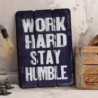 Jual POSTER HIASAN DINDING VINTAGE quotes wall art DEKORASI kayu Murah