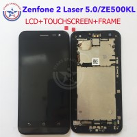 Jual LCD Zenfone 2 Laser 5.0 TOUCHSCREEN ASUS ZE500KL TOUCHSCREEN+FRAME ORI Murah