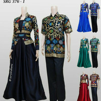 Jual Batik couple sarimbit, baju batik modern muslimah original, baju pesta Murah