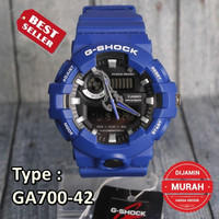 NEW JAM TANGAN PRIA CASIO G-SHOCK GA 700 FULL BIRU BLUE