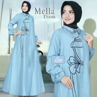 mella dress / pesta / jual baju murah grosir /busana Muslim gamis