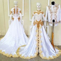 KEBAYA PUTIH PENGANTIN / MODEL KEBAYA MODERN / KEBAYA PENGANTIN HIJAB
