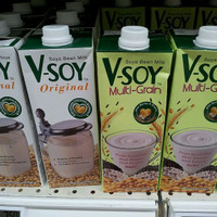 Jual V-Soy Multi Grain Susu Kacang Kedelai UHT / Soya bean Milk 1000 ml Murah