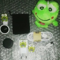 PAKET POWERBANK BONEKA KEROPPI 9000MAH.READY JUGA TONGSIS KARAKTER