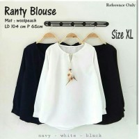 Tunik Blouse Baju Atasan Wanita Baju Muslim Blouse Ranti