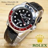 Jam Tangan Pria Rolex Otomatis 27 Super Kulit Sport Mewah Murah