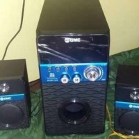 GMC 888R Multimedia Speaker Aktif 90WRMS Active Subwoofer System 2.1Ch