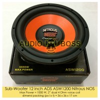 Speaker Subwoofer 12 inch ADS ASW1200 Nitrous NOS 12