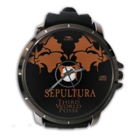Jam Tangan Custom Cover CD SEPULTURA - THIRD WORLD POSSE Premium