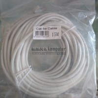 Ethernet Cable Kabel LAN UTP Cat 5e 15 meter + RJ45
