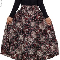 Rok Panjang Katun Batik model Umbrella