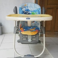 High Chair Kursi Makan Bayi Chicco Poly Magic
