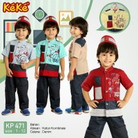 KP 471 Size 10 baju koko anak Pusat grosir busana muslim keke original