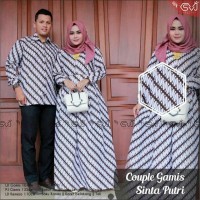 COUPLE GAMIS SINTA PUTRI(fashion,baju pesta,parang,batik,sarimbit,pasa