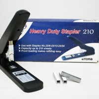 Stapler Etona Heavy Duty 210 - alat staples jilid max 210 lembar
