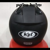 Penawaran Terbaik! Helm Kyt Dj Maru Solid Black Doff Hitam Doff Djmaru