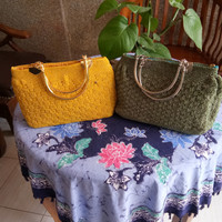 Tas Tangan Rajut Nugraha N01 Eksklusif Keren Terbaru Handmade
