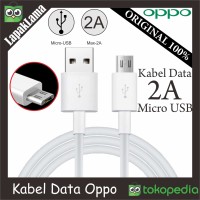 Kabel Data Chargeran Oppo 2A V8 Original 100% USB Micro Cable Data ORI
