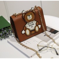 TAS WANITA LIKE CHARLES N KEITH FENDI ORIFLAME COKLAT BROWN SIMPEL MAL