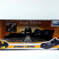 Jual Batmobile 1989 jada 1:24 diecast with batman die cast Murah