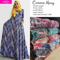 cemara maxy / gamis jersey super / gamis busui / dress muslim