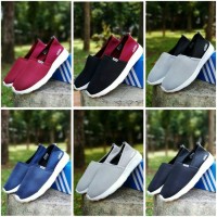 Sepatu Adidas Neo Cloudfoam Slip On, Sepatu Adidas Tanpa Tali