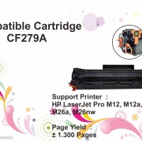 Compatible Cartridge Toner HP CF279A 79A Printer M12a M12w M26a M26nw
