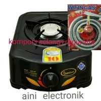 KOMPOR GAS QUANTUM 1 TUNGKU 101 R BONUS SELANG DAN REGURATOR