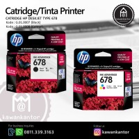 Catridge/Tinta Printer HP Deskjet Type 678 Colour Murah Surabaya