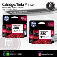 Catridge/Tinta Printer HP Deskjet Type 680 Black Murah Surabaya