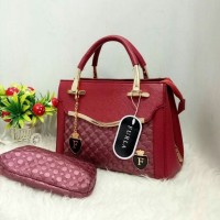 Tas wanita import Furla super 3207 merah maroon harga promo termurah