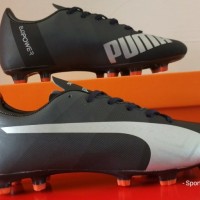 FREE BONUS!!!Sepatu Bola Puma EvoPower Black Silver Grade Ori