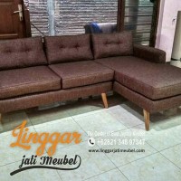 sofa sudut retro L sofa tamu minimalis modern sofa tamu chester murah