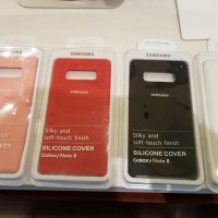 Original Silicone Samsung Note 8 Galaxy Softcase Cover Case Silky ori