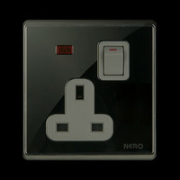 Nero Stop Kontak AC A9-B CRYSTAL A91311VD-B