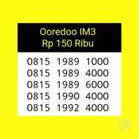 Nomor Cantik Indosat IM3 Seri Ribuan 1000 4000 6000 Hoki Unik Bagus