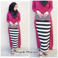 Fashion Grosir Ecer 01 stelan hijab mariam (3warna) supplier online