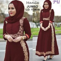 MANILA MARON BALOTELI DRESS INDIA BAJU PESTA HIJABERS MEWAH EXCLUSIVE