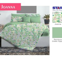 sprei & bed cover katun panca star ukuran 200x200 motif Joanna