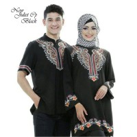 Batik Juliet Cp Black - Baju/ Couple/ Pasangan/ Supplier
