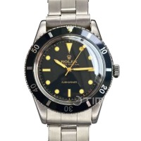 JAM TANGAN ROLEX VINTAGE SUBMARINER BLACK DIAL SWISS CLONE 1:1