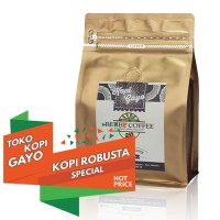 Jual Kopi Aceh Gayo Robusta (Biji / Bubuk) 250g Murah