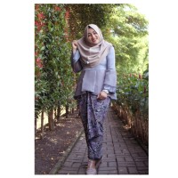 Baju Kebaya Modern Pesta Atasan Wanita Blouse Dress Organza