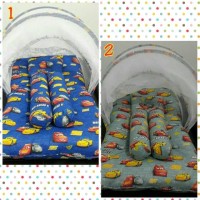 SET NEWBORN KASUR BAYI KELAMBU LIPAT KARAKTER BABYBESS BESS HERDIYON