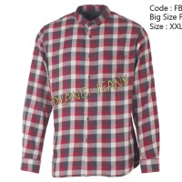 Kemeja Flanel Big Size - Ukuran Besar XXL - XXXL Flannel Jumbo -FBS59