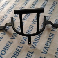 braket / dudukan lampu sorot dan holder gps yamaha nmax